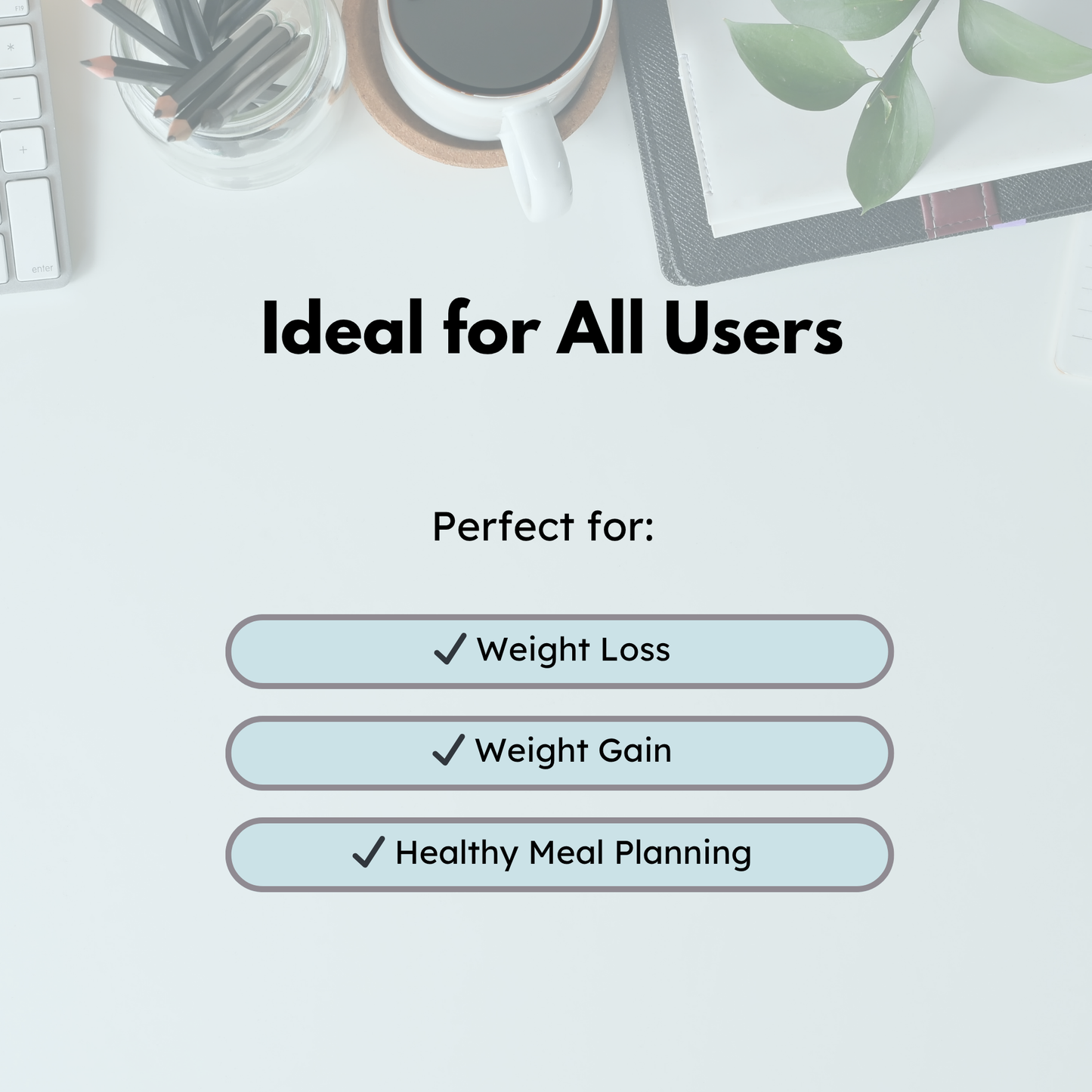 Weight Loss Tracker, Meal Planning